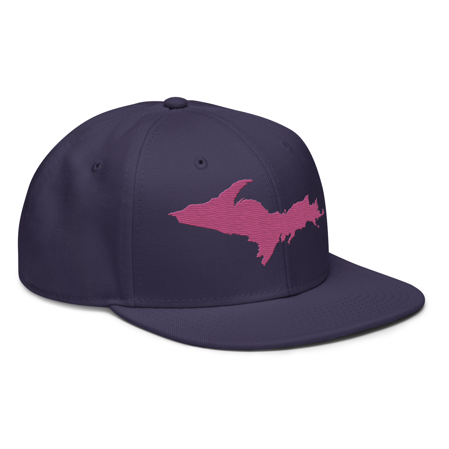 Upper Peninsula Snapback | 6-Panel - Apple Blossom Pink