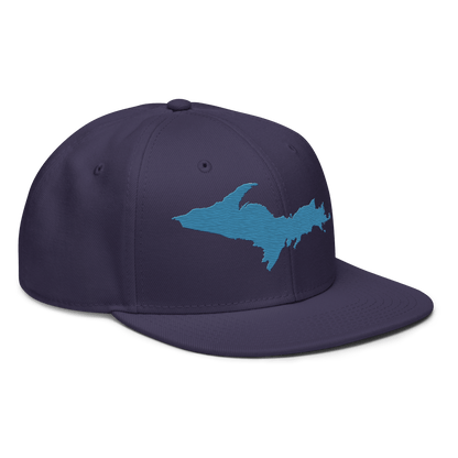 Upper Peninsula Snapback | 6-Panel - Traverse Blue