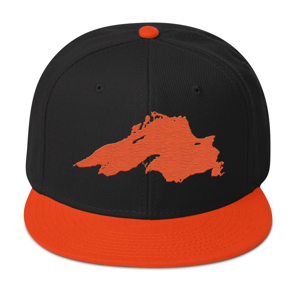 Lake Superior Snapback | 6-Panel - Orange