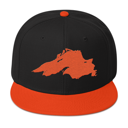 Lake Superior Snapback | 6-Panel - Orange