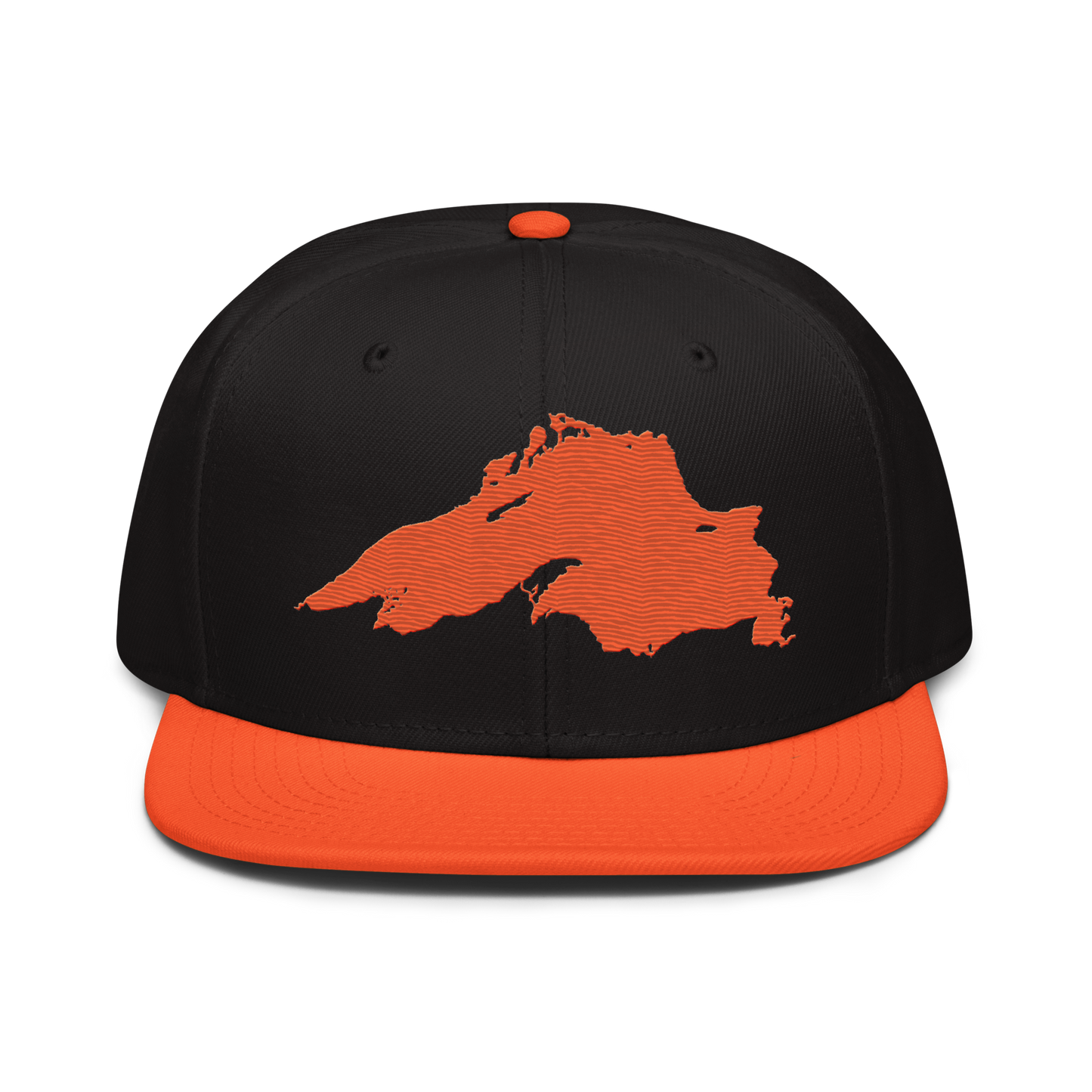 Lake Superior Snapback | 6-Panel - Orange