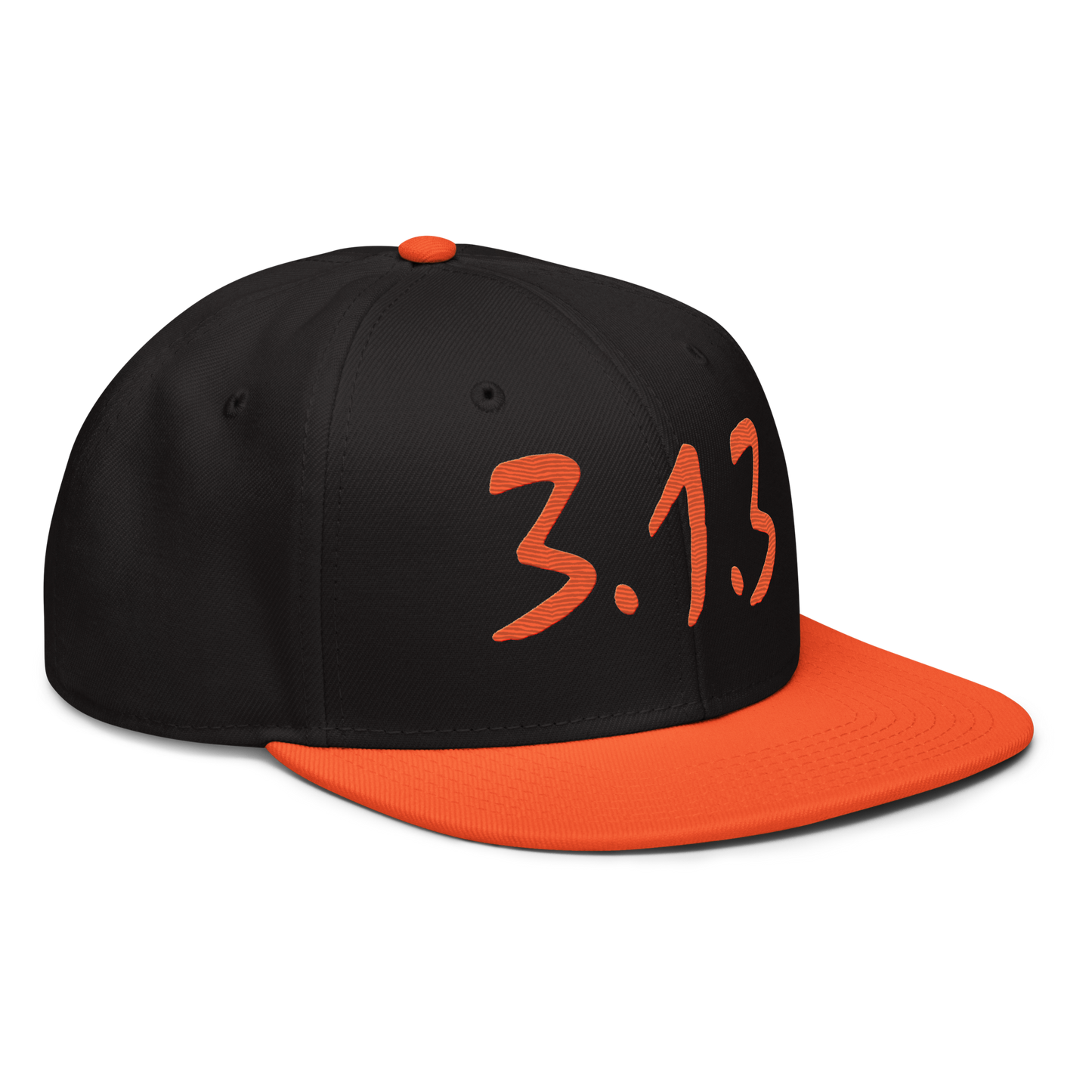 Detroit '313' Snapback (All Orange Compton Font) | 6-Panel