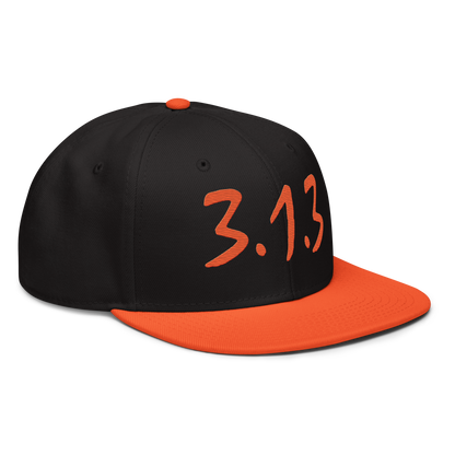 Detroit '313' Snapback (All Orange Compton Font) | 6-Panel