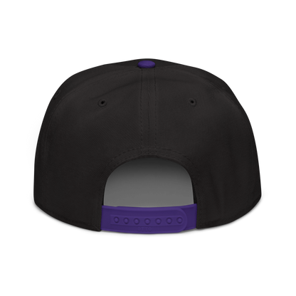 Detroit '313' Snapback (Glam Font) | 6-Panel - Purple