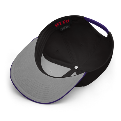 Detroit '313' Snapback (Glam Font) | 6-Panel - Purple