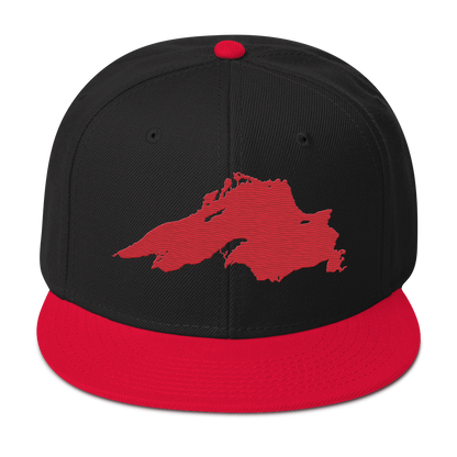 Lake Superior Snapback | 6-Panel - Red