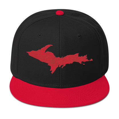 Upper Peninsula Snapback | 6-Panel - Red