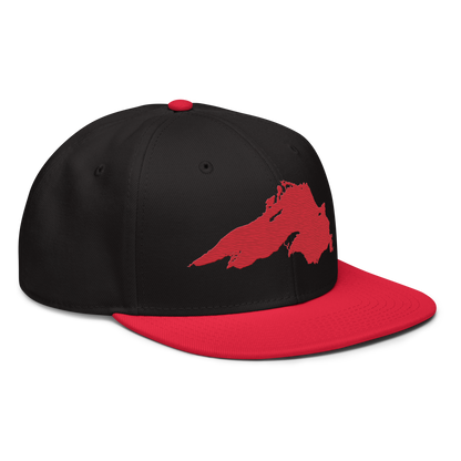 Lake Superior Snapback | 6-Panel - Red