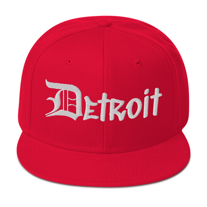 'Detroit' Snapback (OED Tag Font) | 6-Panel