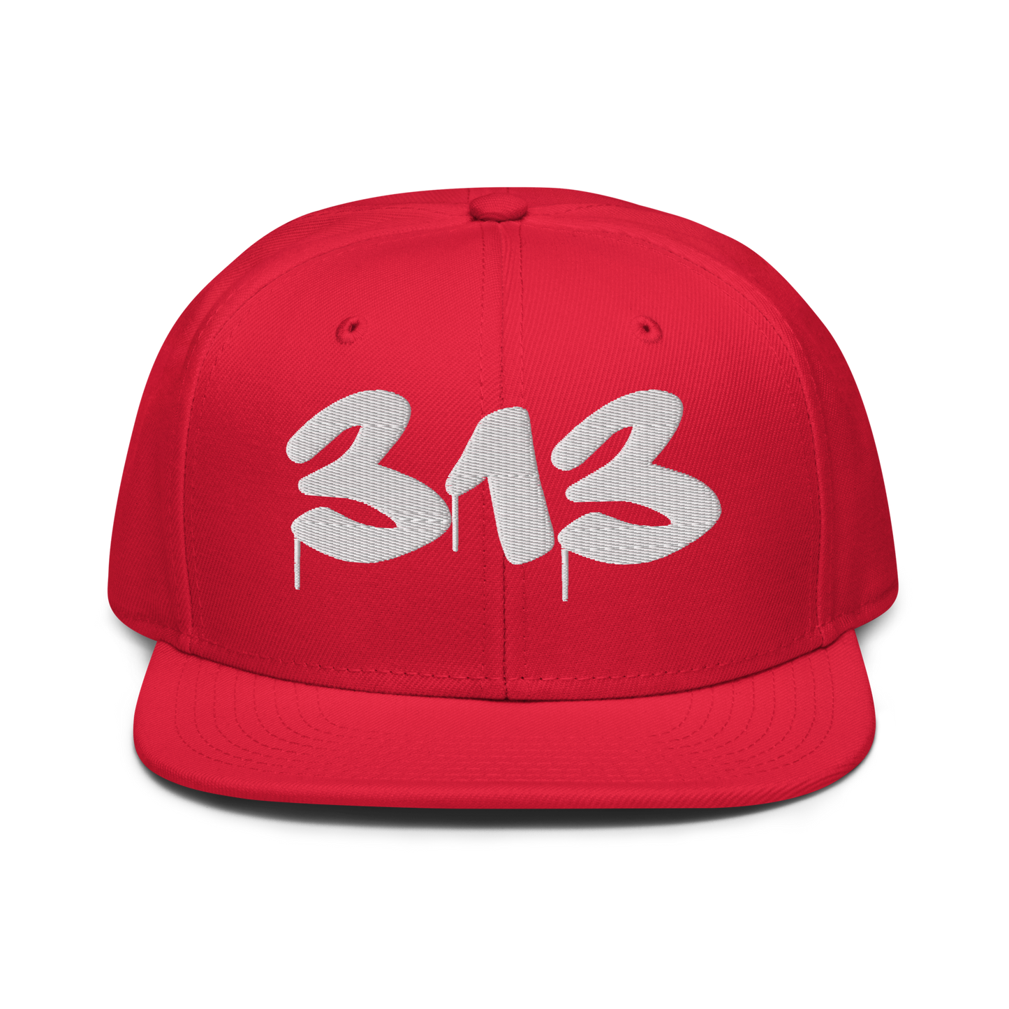 Detroit '313' Snapback (Tag Font) | 6-Panel