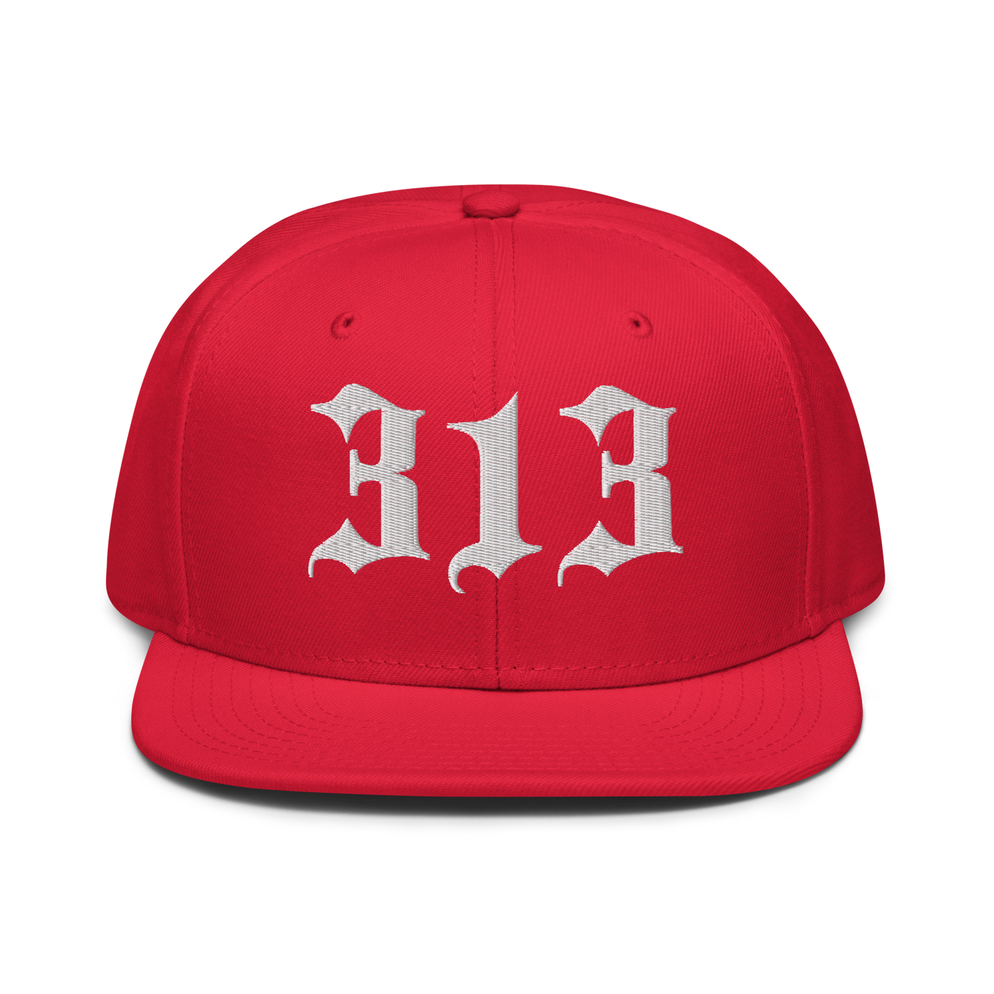 Detroit '313' Snapback (Old English Font) | 6-Panel