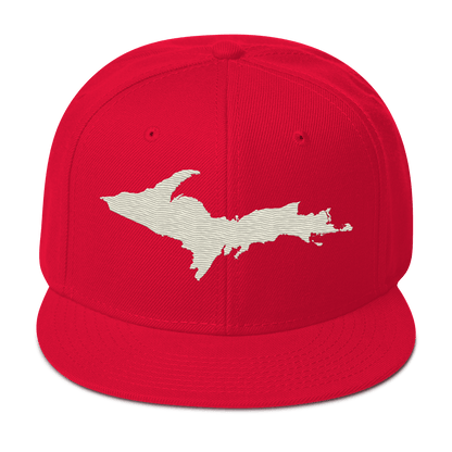 Upper Peninsula Snapback | 6-Panel - Ivory White