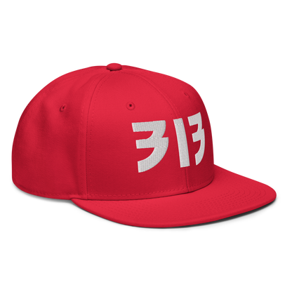 Detroit '313' Snapback (Glam Font) | 6-Panel