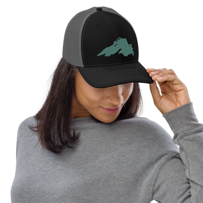 Lake Superior Vintage Trucker Hat | Copper Green