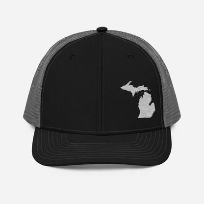 Michigan Vintage Trucker Hat | Platinum Outline