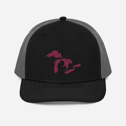 Great Lakes Vintage Trucker Hat | Ruby Red