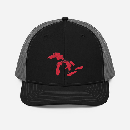 Great Lakes Vintage Trucker Hat | Lighthouse Red