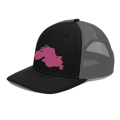 Lake Superior Vintage Trucker Hat | Apple Blossom Pink