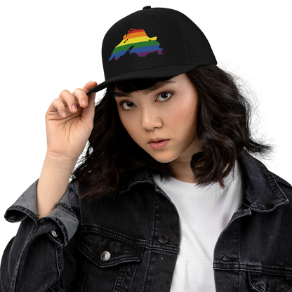 Lake Superior Vintage Trucker Hat | Rainbow Pride Edition