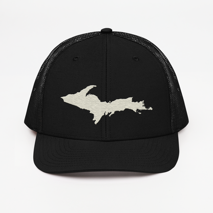 Upper Peninsula Vintage Trucker Hat | Ivory White