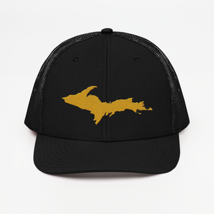 Upper Peninsula Vintage Trucker Hat | Gold