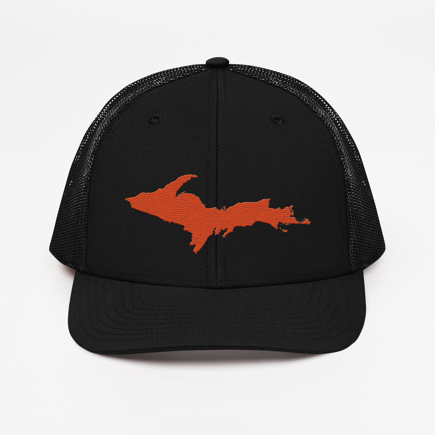 Upper Peninsula Vintage Trucker Hat | Maple Leaf Orange