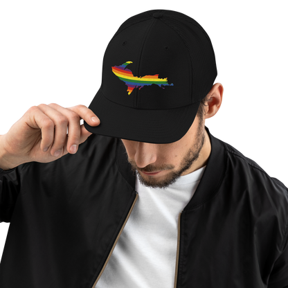 Upper Peninsula Vintage Trucker Hat | Rainbow Pride Edition