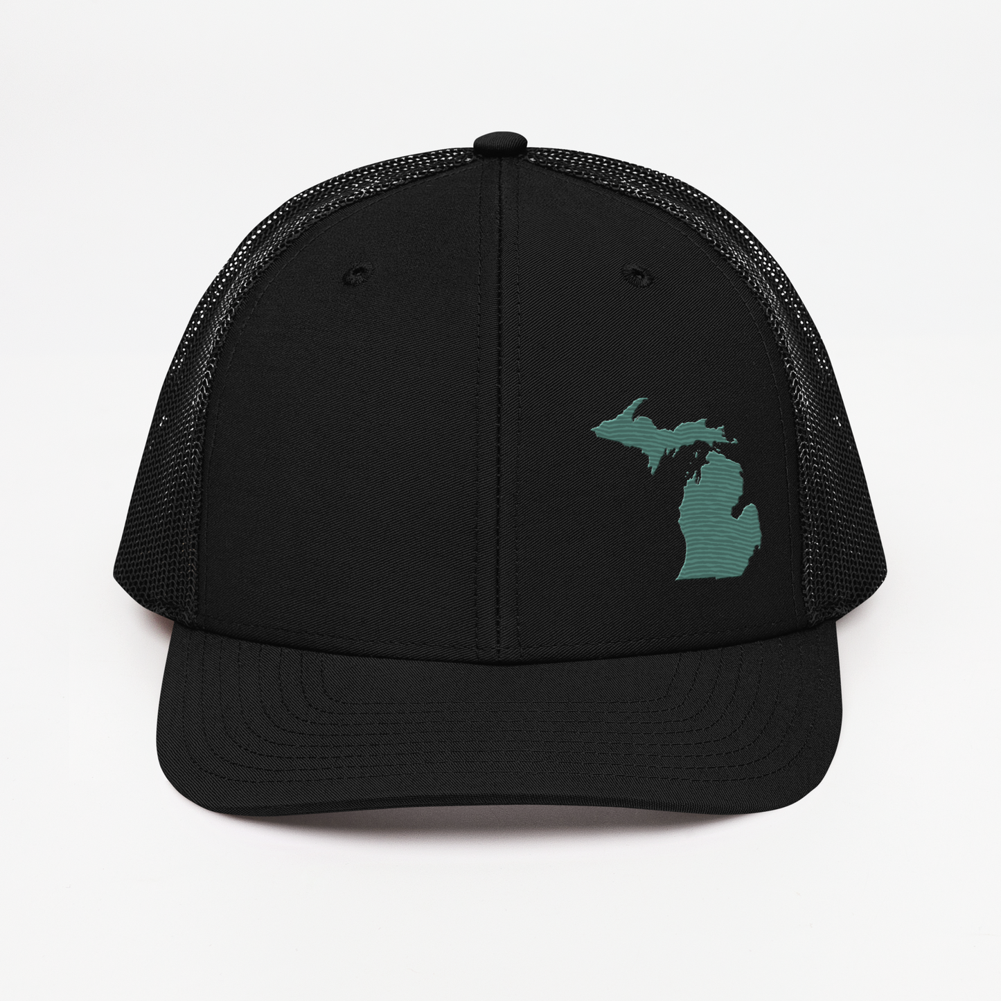 Michigan Vintage Trucker Hat | Copper Green Outline