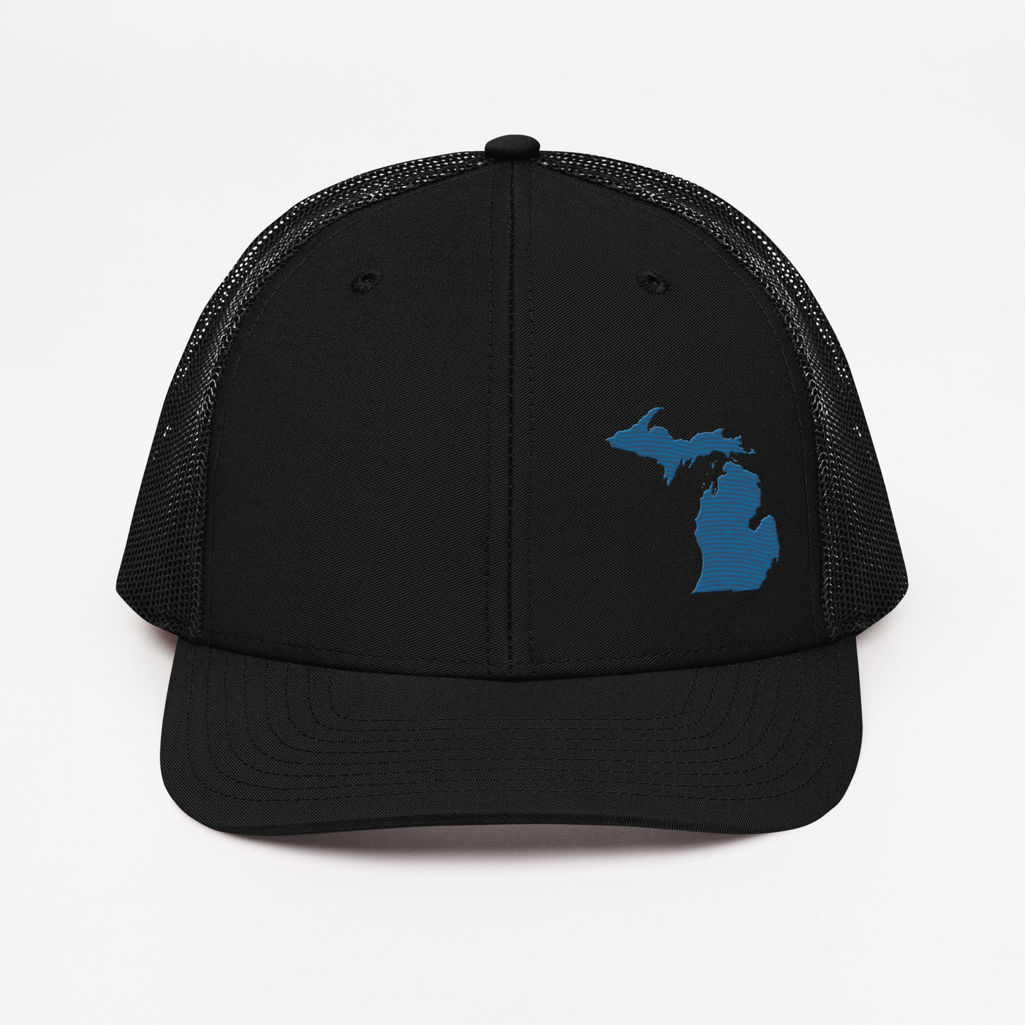 Michigan Vintage Trucker Hat | Blueberry Outline