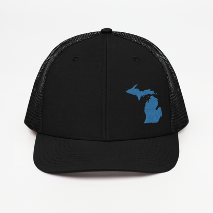 Michigan Vintage Trucker Hat | Superior Blue Outline