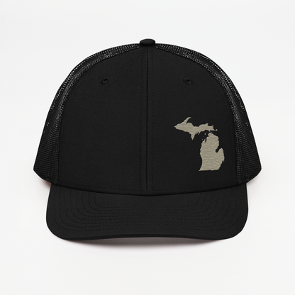 Michigan Vintage Trucker Hat | Petoskey Beige Outline