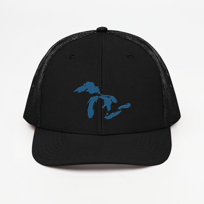 Great Lakes Vintage Trucker Hat | Blueberry Blue