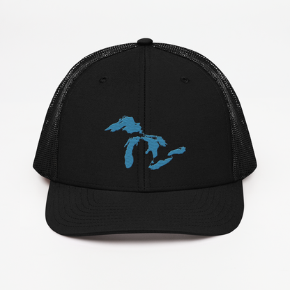 Great Lakes Vintage Trucker Hat | Traverse Blue