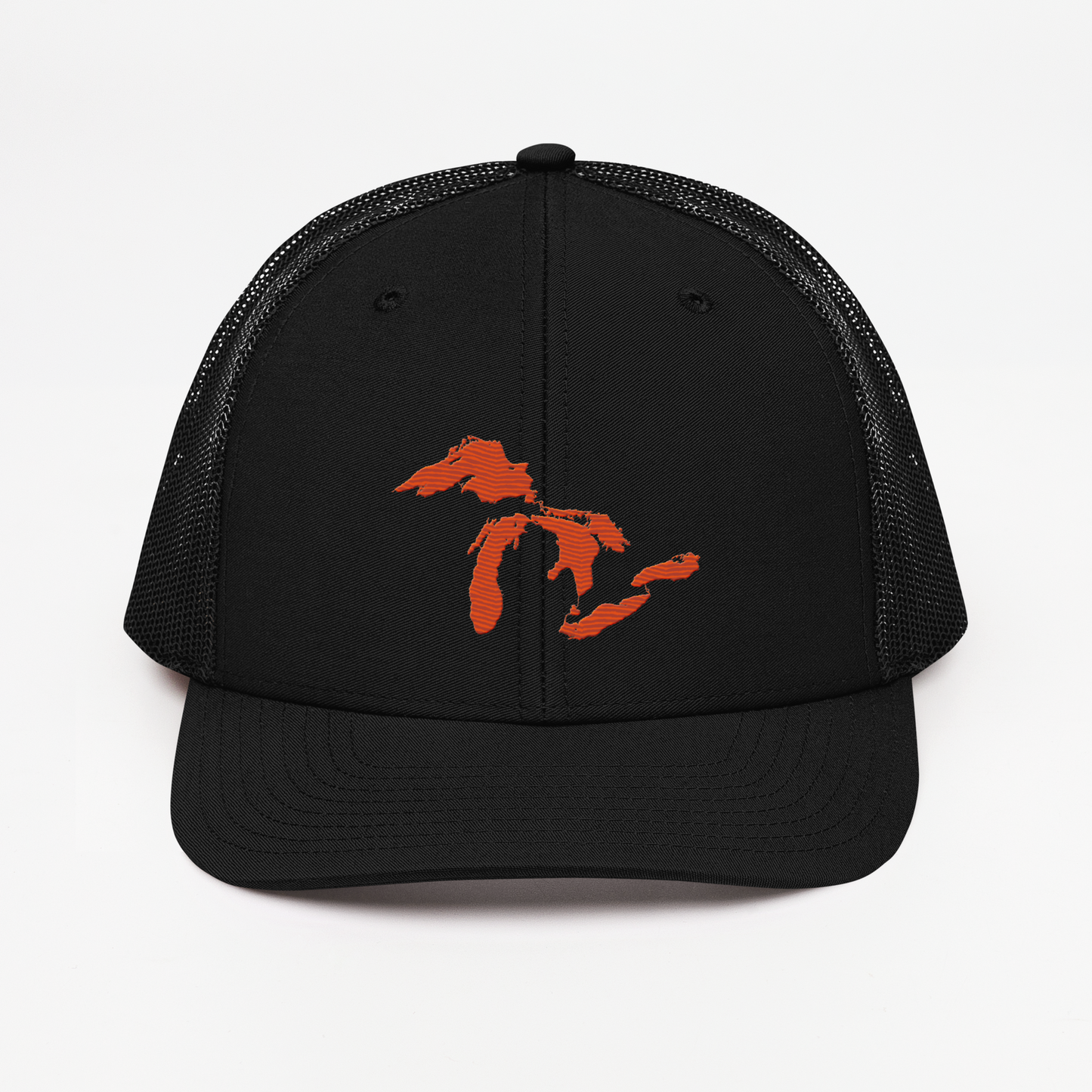 Great Lakes Vintage Trucker Hat | Maple Leaf Orange