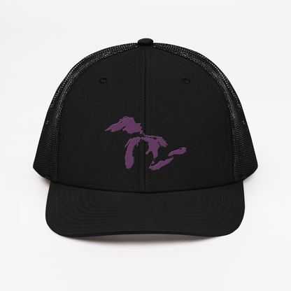 Great Lakes Vintage Trucker Hat | Plum