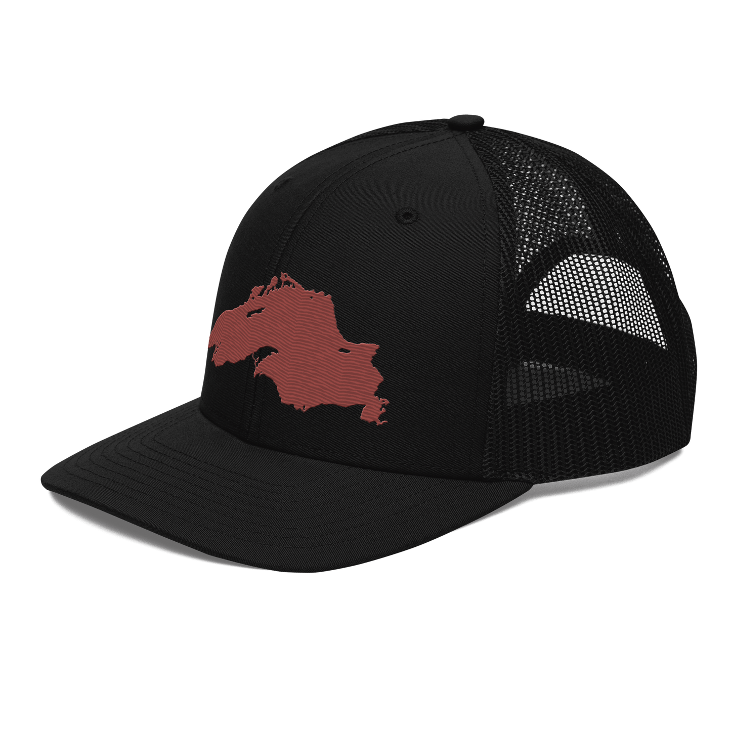 Lake Superior Vintage Trucker Hat | Ore Dock Red