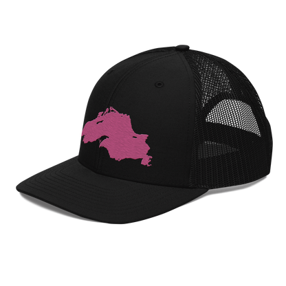 Lake Superior Vintage Trucker Hat | Apple Blossom Pink