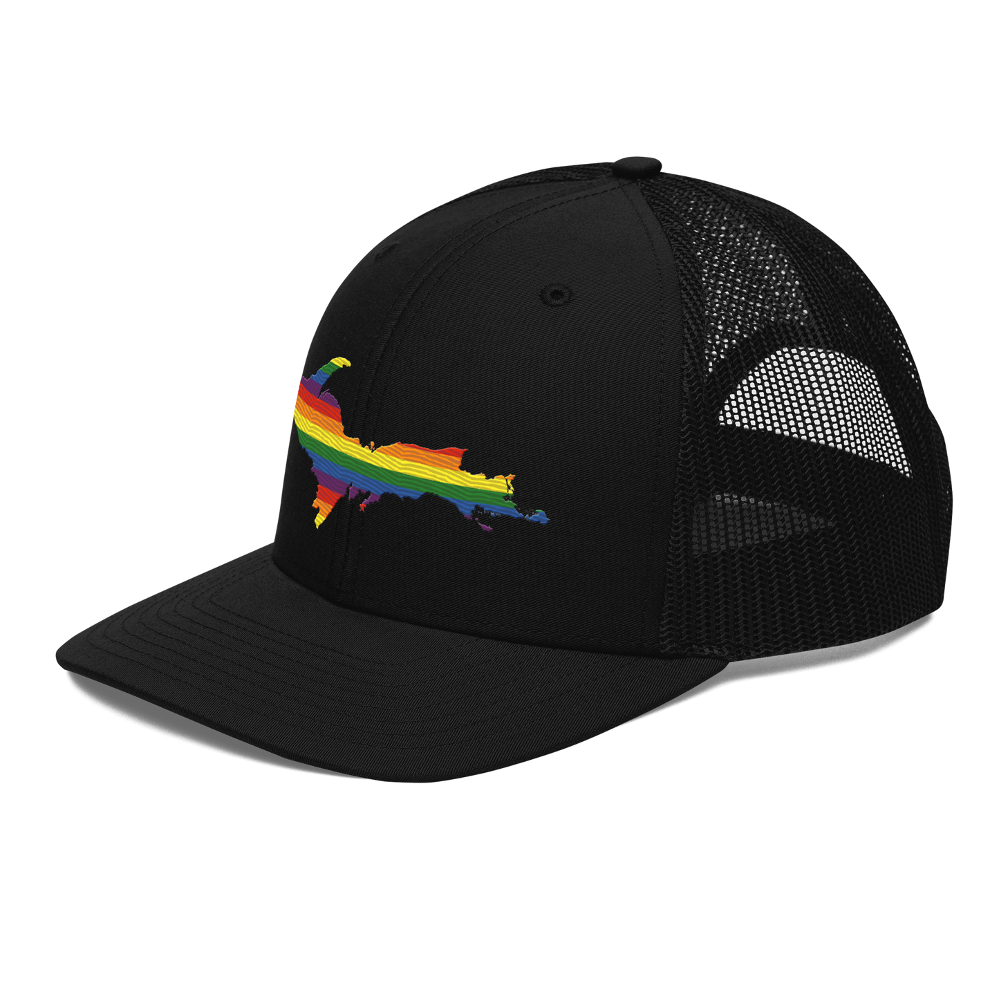 Upper Peninsula Vintage Trucker Hat | Rainbow Pride Edition