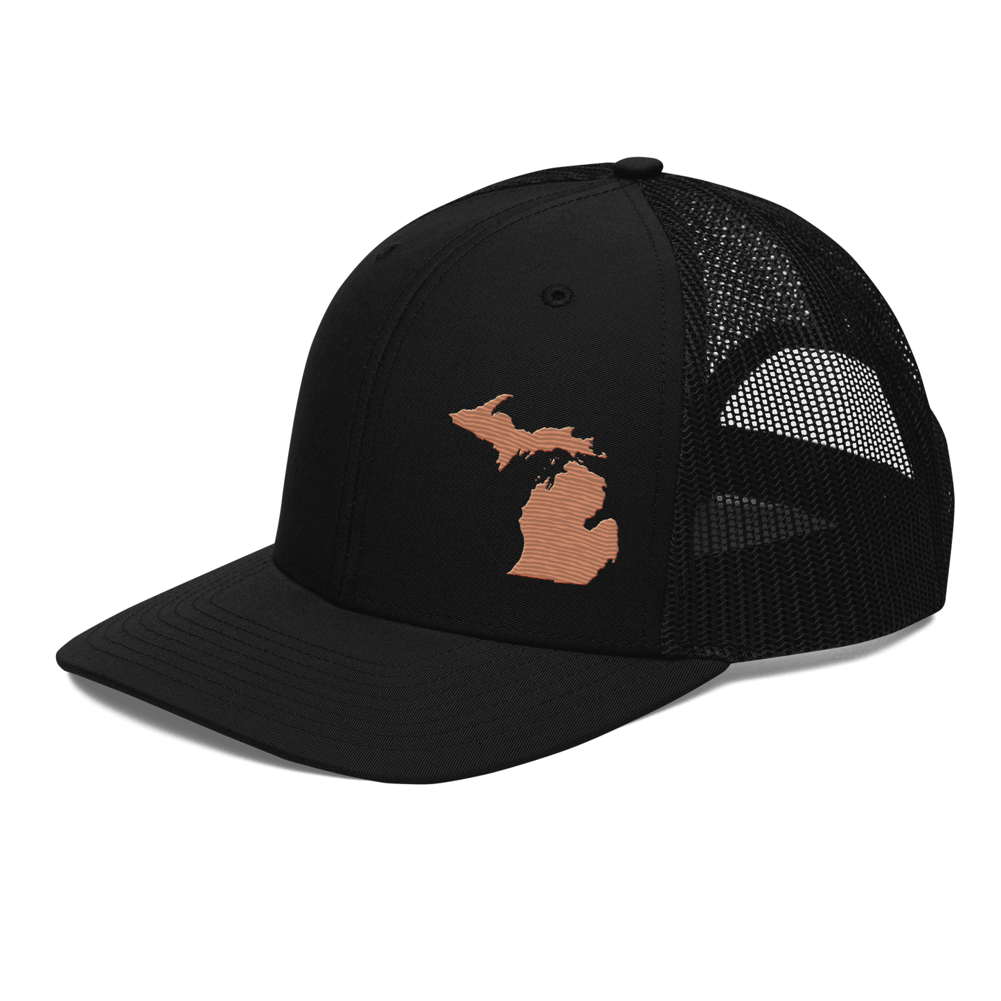 Michigan Vintage Trucker Hat | Copper Outline