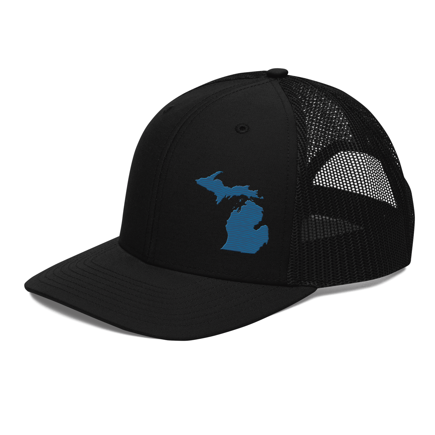 Michigan Vintage Trucker Hat | Blueberry Outline