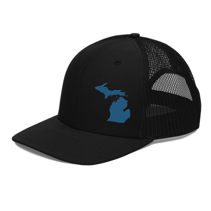 Michigan Vintage Trucker Hat | Blueberry Outline