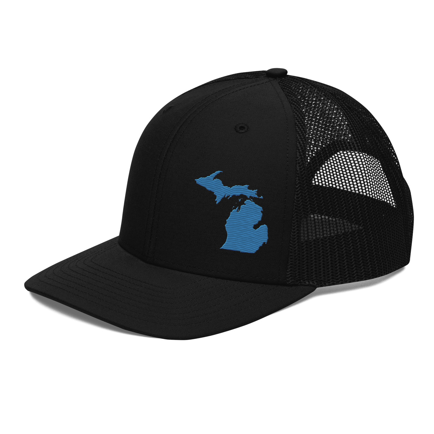 Michigan Vintage Trucker Hat | Superior Blue Outline