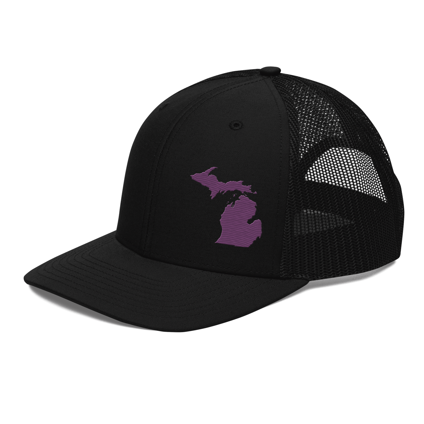 Michigan Vintage Trucker Hat | Plum Outline