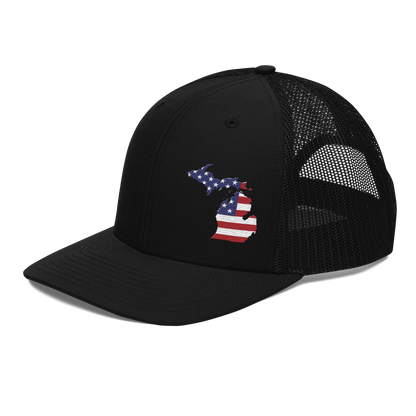 Michigan Vintage Trucker Hat | Patriotic Outline