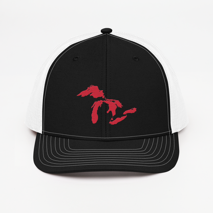 Great Lakes Vintage Trucker Hat | Lighthouse Red