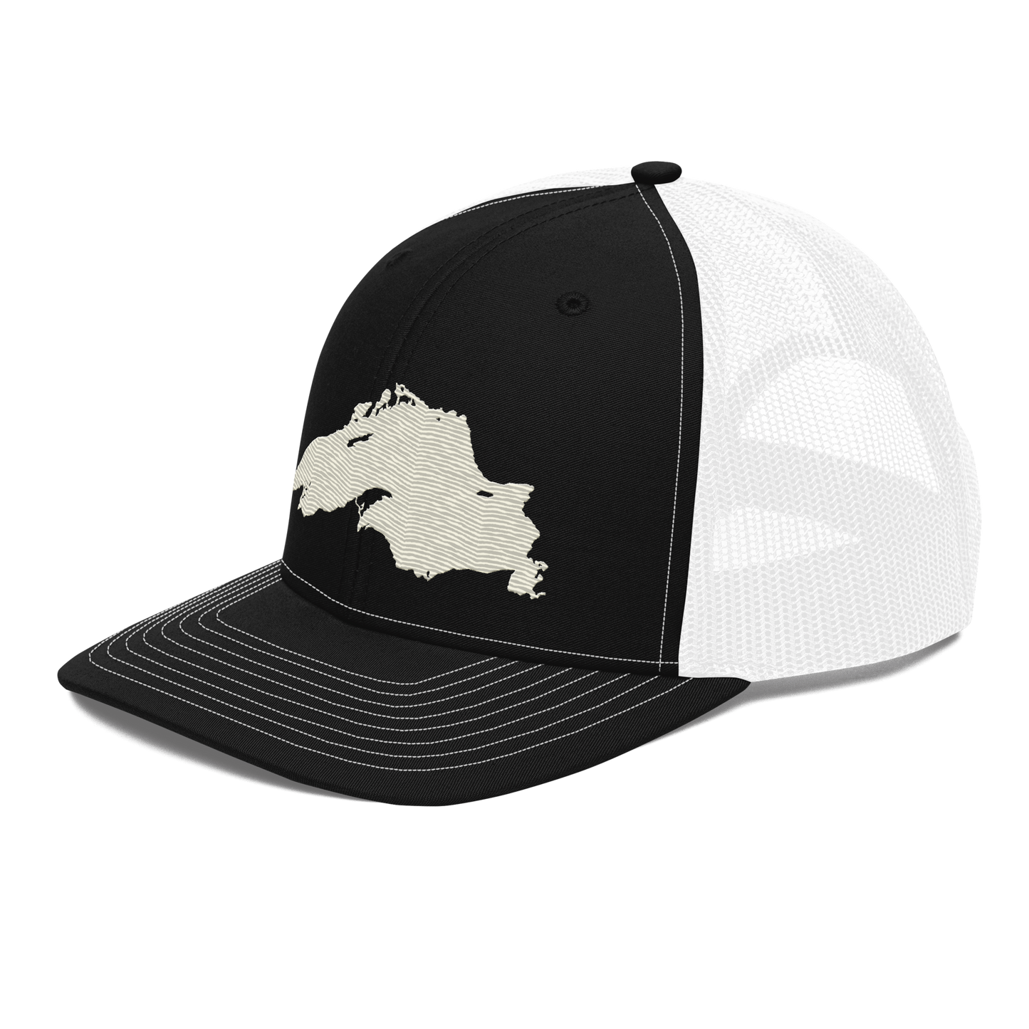 Lake Superior Vintage Trucker Hat | Ivory White