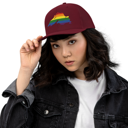 Lake Superior Vintage Trucker Hat | Rainbow Pride Edition