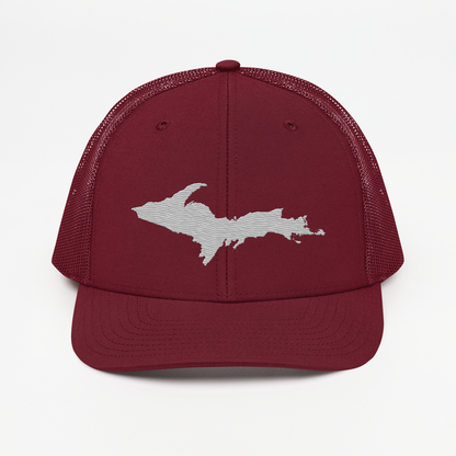 Upper Peninsula Vintage Trucker Hat | Platinum