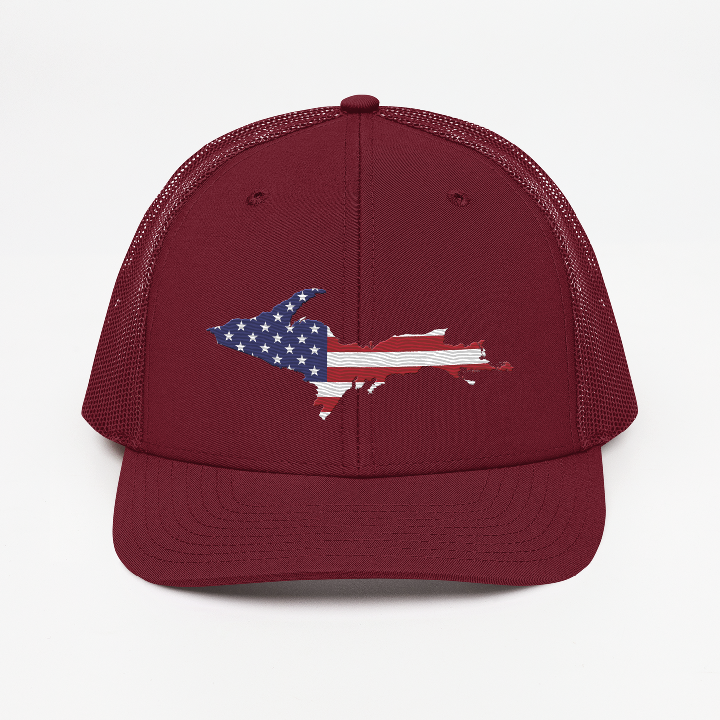 Upper Peninsula Vintage Trucker Hat | Patriotic Edition