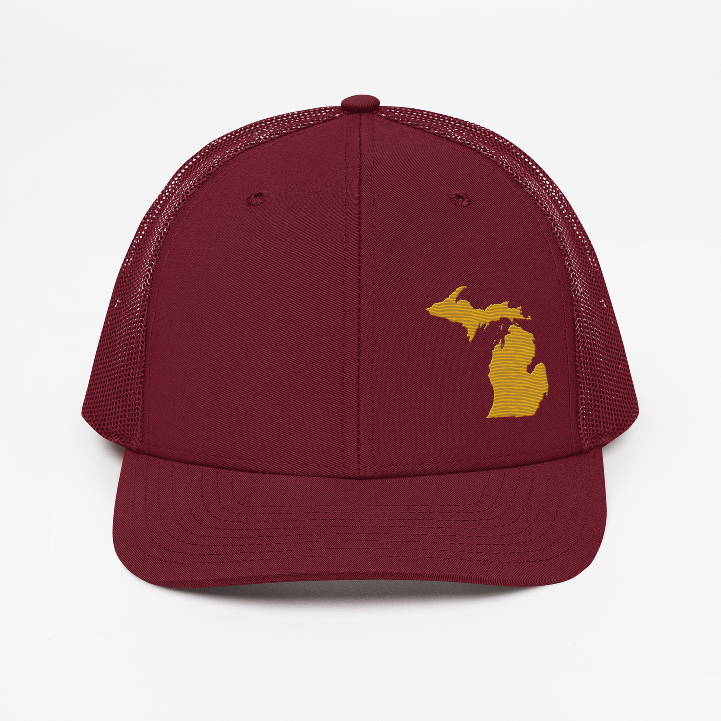 Michigan Vintage Trucker Hat | Gold Outline